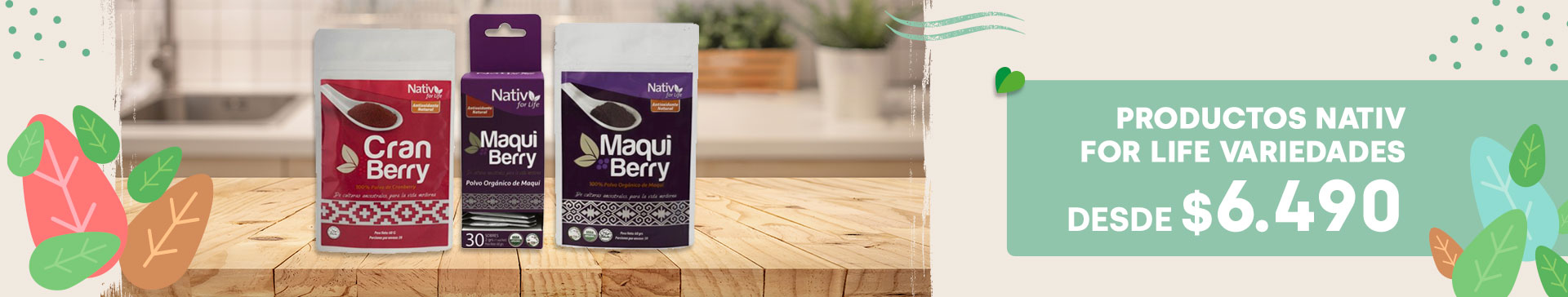 Productos Nativ for Life variedades