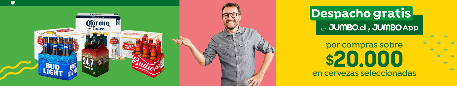 Dsp $1 - Por compras sobre $20.000 en cervezas seleccionadas - 04/03/2021 al 07/03/2021