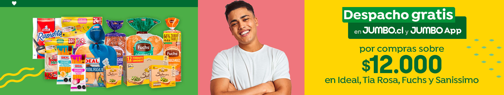 Dsp $1 - Por compras sobre $12.000 en productos Ideal, Tia Rosa, Fuchs y Sanissimo - 01/03/2021 al 07/03/2021