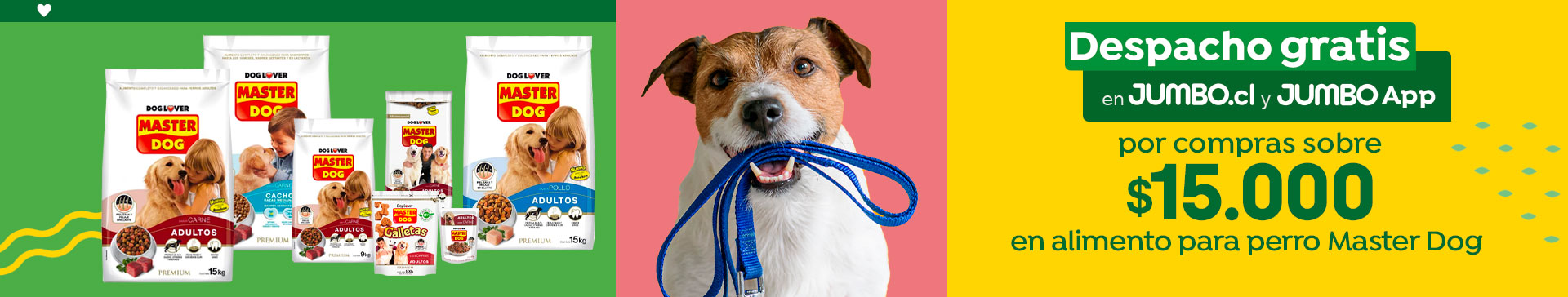Dsp $1 - Por compras sobre $15.000 en Alimento para perro Mastedog - 01/03/2021 al 07/03/2021