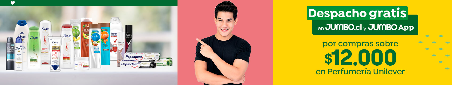 Dsp $1 - Por compras sobre $12.000 en Cross Perfumería Unilever - 01/03/2021 al 07/03/2021