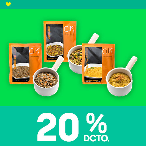 Comidas preparadas CUK 20% dcto