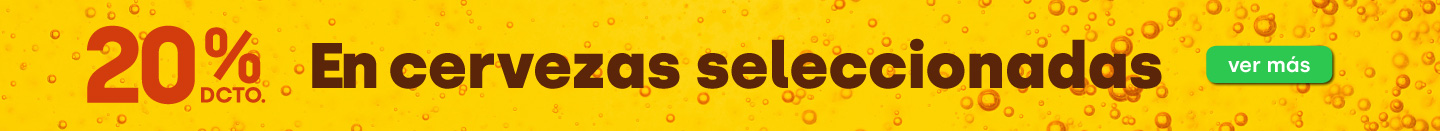 CERVEZAS SELECCIONADAS 20% DE DESCUENTO