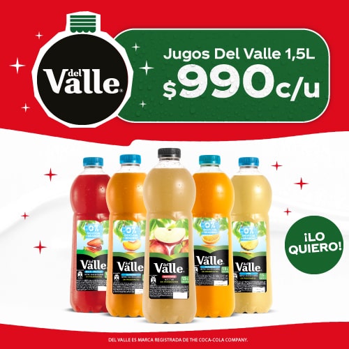 Jugos Del Valle 1.5L $990 c/u