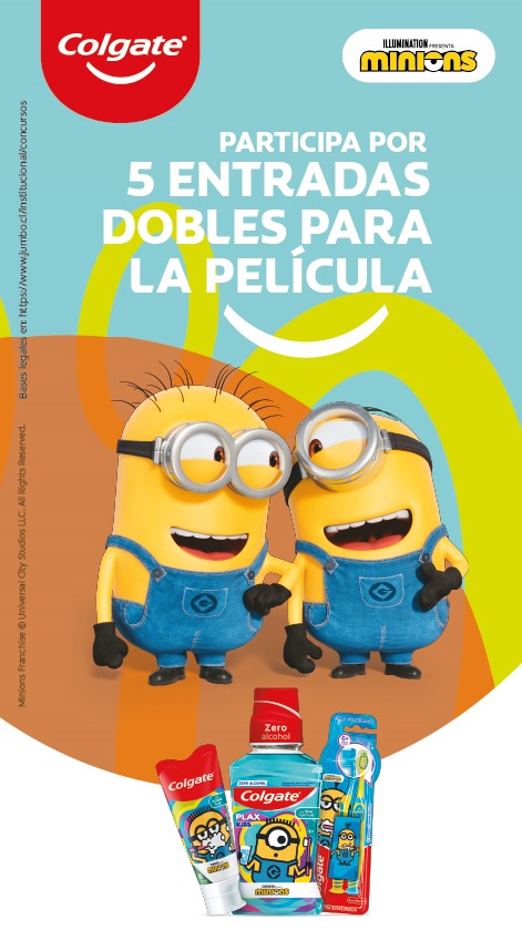 Colgate te invita a participar por 5 entradas dobles para la película