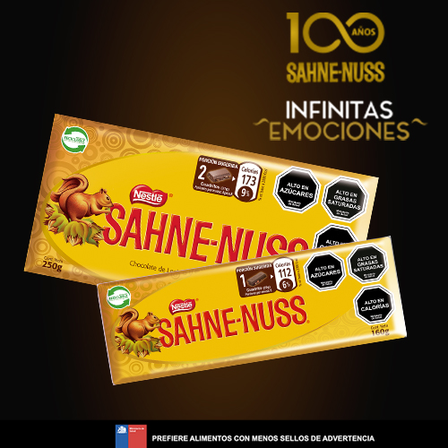 Sahne Nuss 250g $4.000 c/u