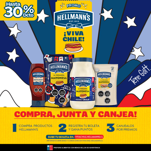 Hasta 30% dcto. Mayonesa Hellmann's y Supreme