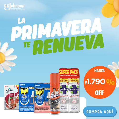 Pato, Mr Musculo, Lysoform, Glade desde $1.790