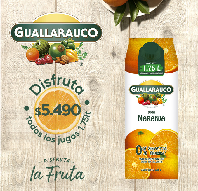 Proveedor Huincha Home - GUALLARUACO - $5490 Jugos Tetra 1,75 Lt - 15-10-2024 al 21-10-2024