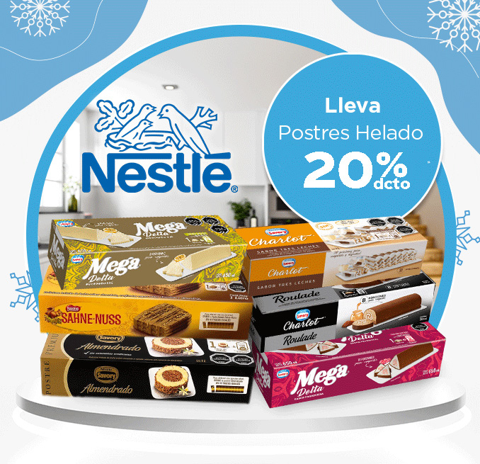 Proveedor Huincha Home - NESTLÉ - POSTRES 20% dcto - 22-10-2024 al 28-10-2024