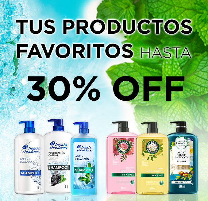 Proveedor Huincha Home - P&G - Herbal Essences y Head&Shoulders desde $4.990 - 29-10-2024 al 04-11-2024