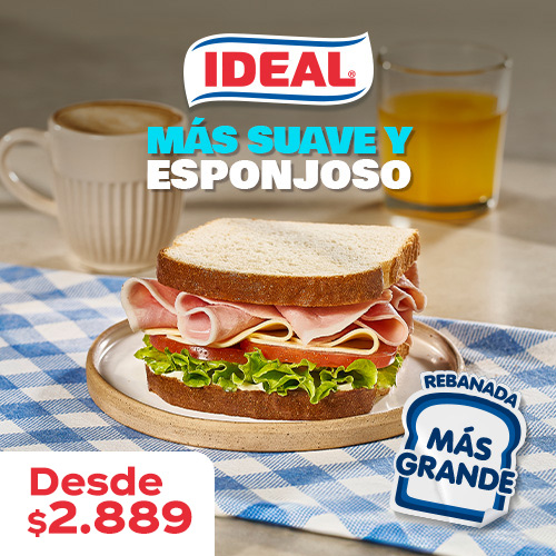 Desde $2.889 Pan Ideal Seleccionados