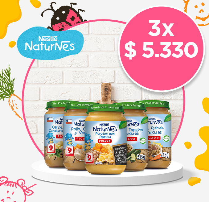 Proveedor Huincha Home - NESTLÉ - NATURNES  3 por $5.330 - 19-11-2024 al 25-11-2024