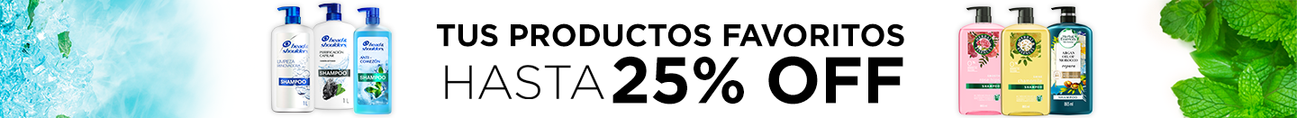 Proveedor Huincha Home - P&G - Head&Shoulders y Herbal Essences hasta 25% descto - 19-11-2024 al 25-11-2024