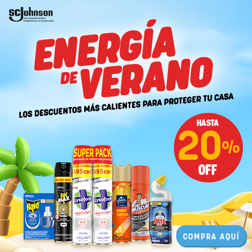 Raid, Lysoform, Glade, Pato hasta 20% dcto.