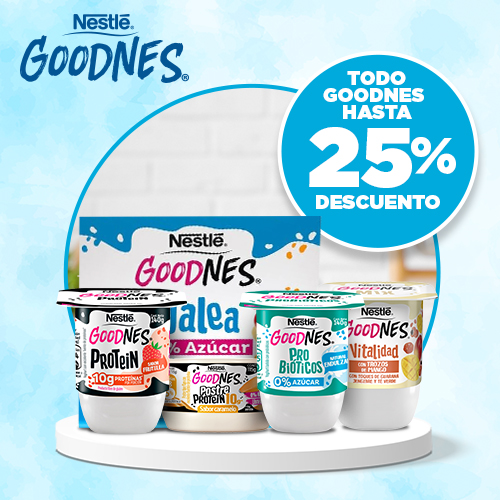 Goodnes hasta 25% dcto.