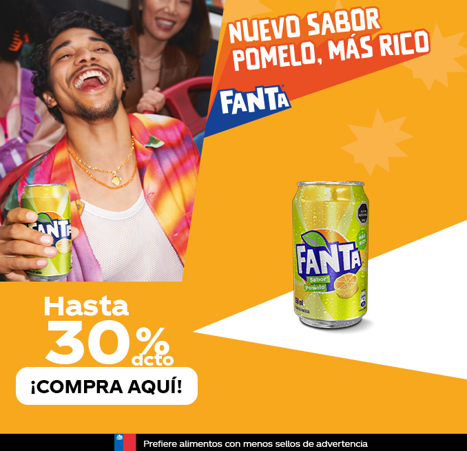 Proveedor Huincha Home - ANDINA AGENCIA - FANTA POMELO HASTA 30% - 25-02-2025 al 03-03-2025