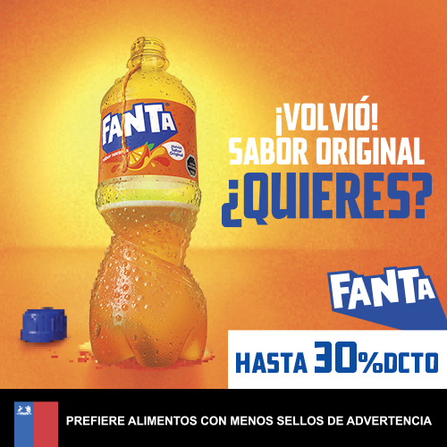 Fanta hasta 30% dcto.