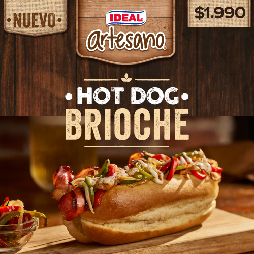 Pan de hotdog a $1.990