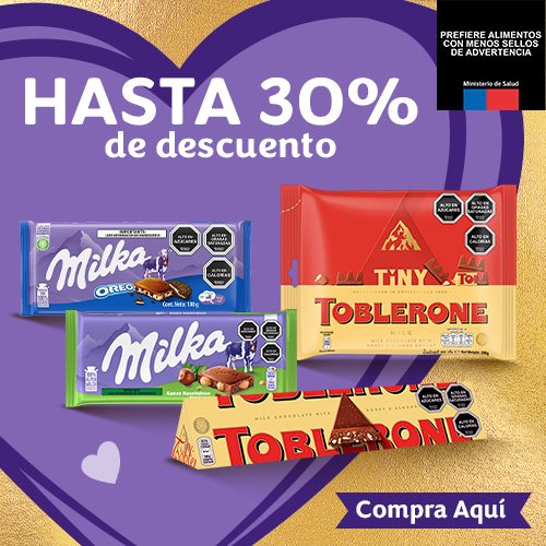 Milka hasta 30% dcto.