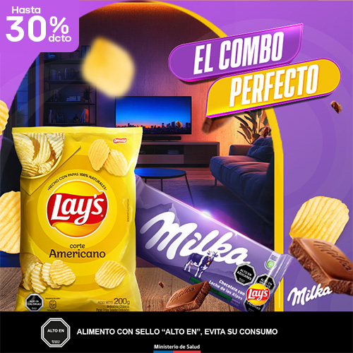 Lay's y Milka hasta 30%dcto