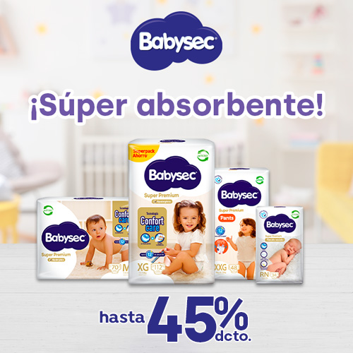 Hasta 45% dcto. Babysec