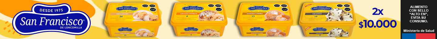 Proveedor Huincha Home - Carozzi - Helados san Francisco 2x$10.000 - 06-05-2025 al 12-05-2025