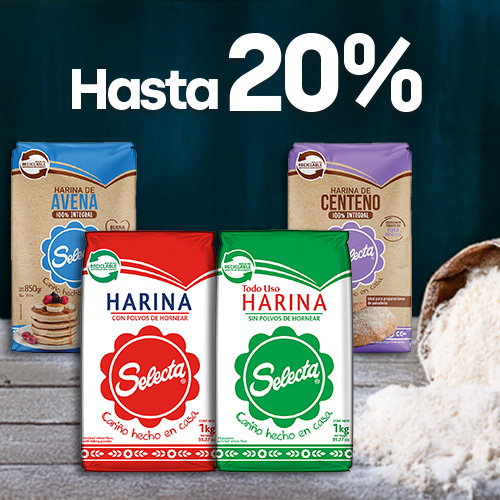 Harina Selecta hasta 20% dcto.