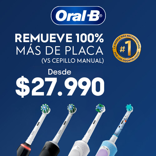 Cepillos eléctricos Oral B desde $27.990