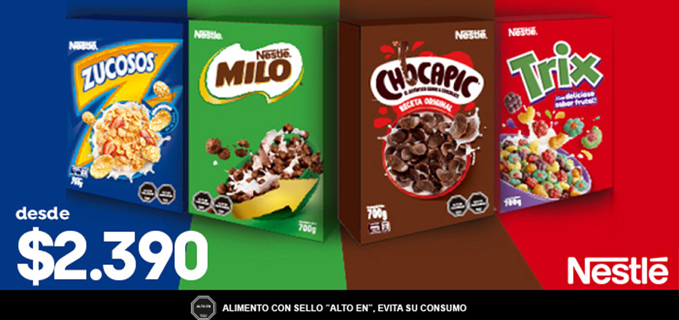 Proveedor Huincha Home - NESTLÉ POST CYBER - CEREALES DESDE $2.390 - 05-06-2025 al 09-06-2025