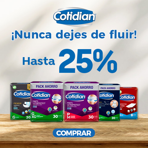 Cotidian hasta 25% dcto.