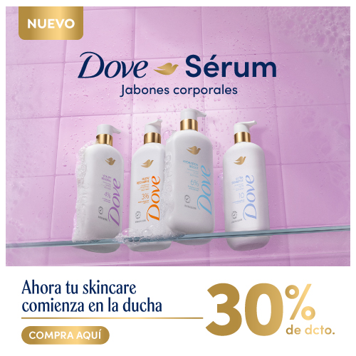 Nuevo Gel de ducha Dove 30% dcto.