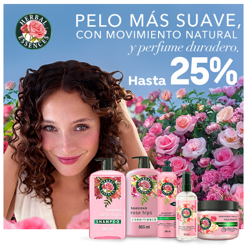 Herbal Essences hasta 25% dcto.