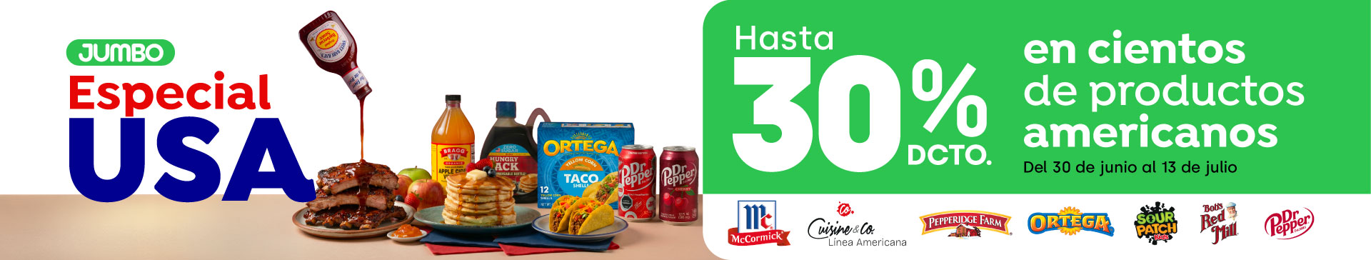 Especial - Todos los productos del Especial EEUU  Cientos de productos Americanos hasta 30%dcto  - 30-06-yyyy al 13-07-yyyy