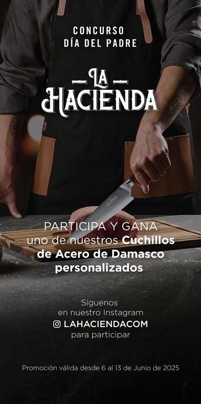 Gana un cuchillo de acero Damasco personalizado
