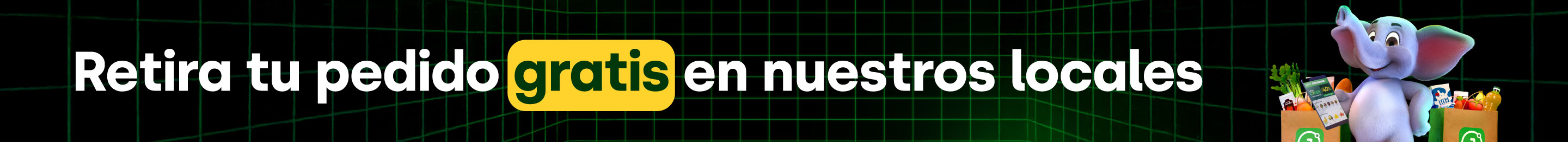 ¡Retira tu pedido gratis en nuestros locales!