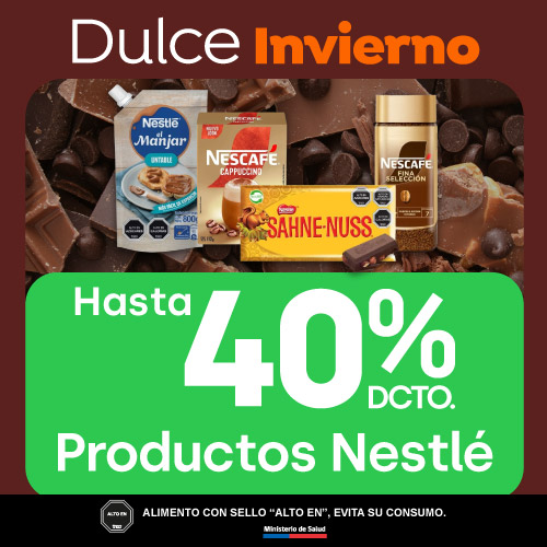 Nestlé Dulce Invierno hasta 40% dcto.