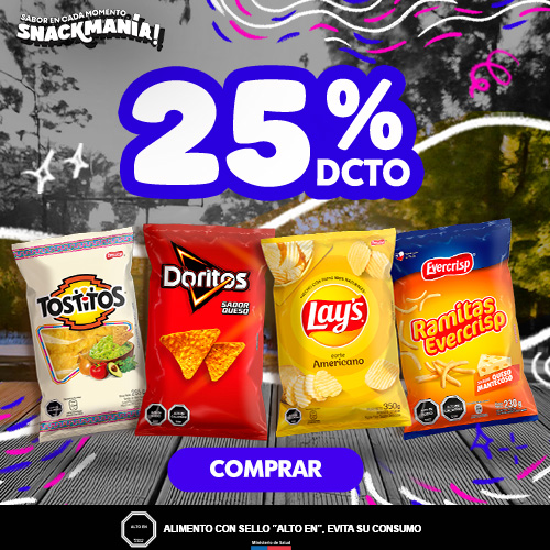 Lay's y Evercrisp 25% dcto.
