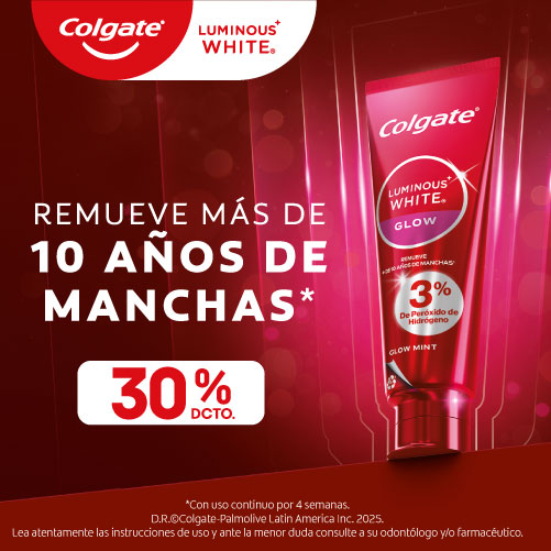 Colgate Luminous 30% dcto.