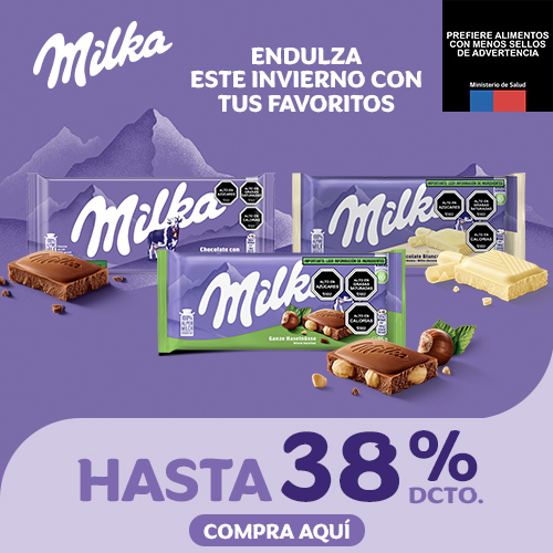 Milka Barras hasta 38% dcto.