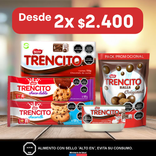 Trencito XL desde 2x $4.700