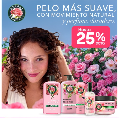 Herbal Essences hasta 25% dcto.