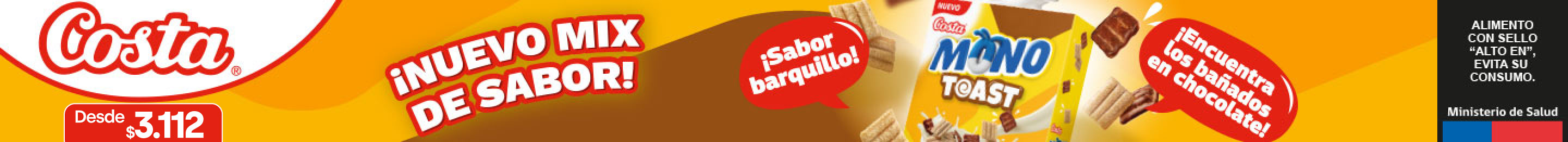 Proveedor Huincha Home - Carozzi - Cereales mono desde $3.290 - 05-08-2025 al 11-08-2025