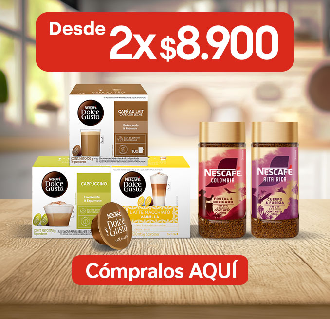 Proveedor Huincha Home - NESTLÉ - Huincha - Café desde 2x 8.900 - 12-08-2025 al 18-08-2025