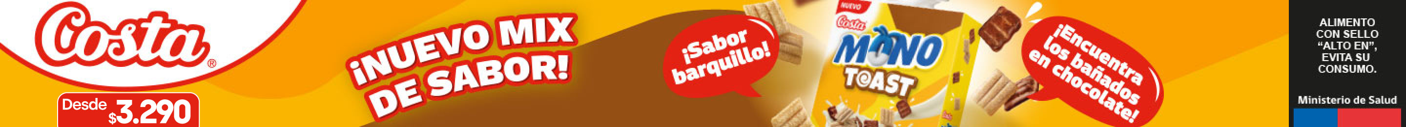 Proveedor Huincha Home - Carozzi - Cereales mono desde $3.290 - 05-08-2025 al 11-08-2025