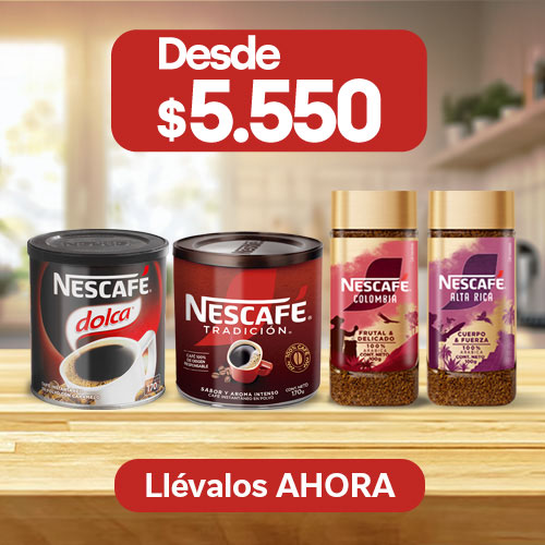 Nescafé desde $5.550