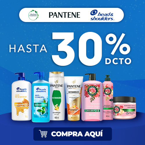 Pantene, Herbal Essences, Head&Shoulders hasta 30% dcto.