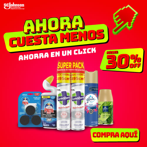 Lysoform, Glade, Pato hasta 30% dcto.