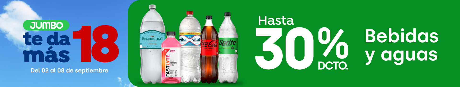 Banner ppal proveedor - ANDINA - Bebidas y Aguas hasta 30% - 02-09-2025 al 08-09-2025