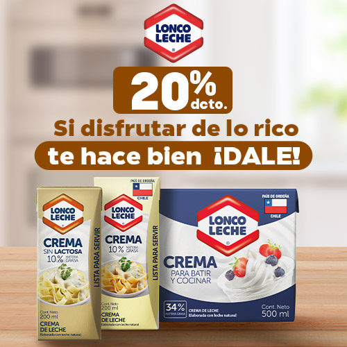 Cremas Loncoleche 20% dcto.